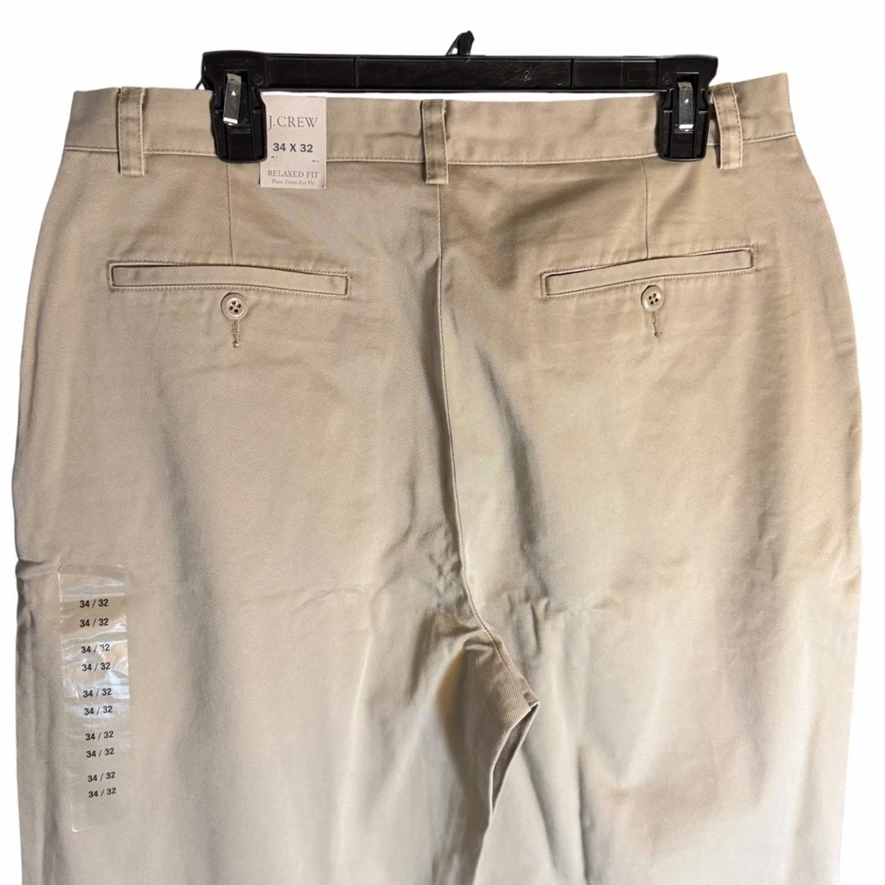 J. Crew Relaxed Fit Plain Front Khaki’s